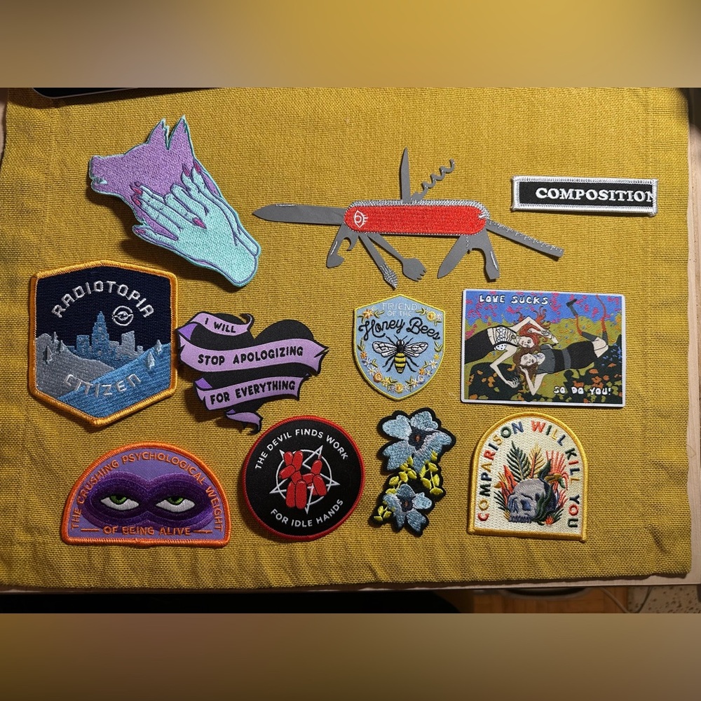 Embroidered Iron-On Patches